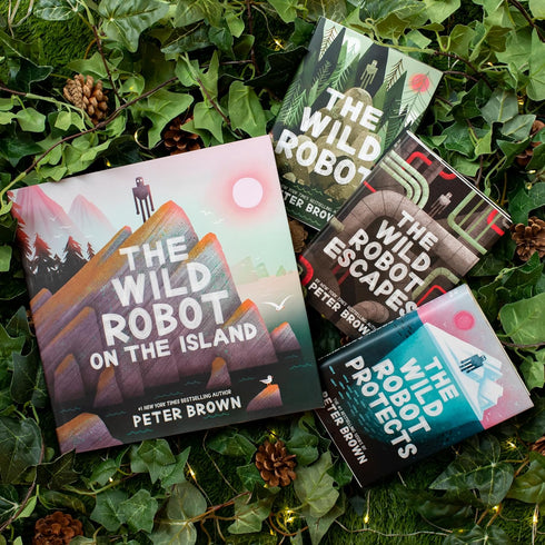 THE WILD ROBOT ON THE ISLAND - BROWN. PETER